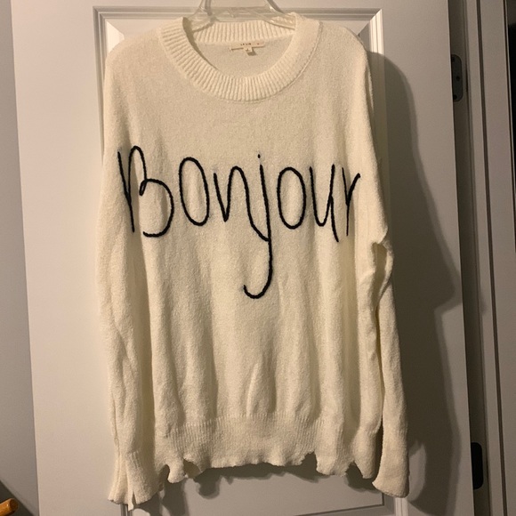 Comfy Bonjour Sweater - Picture 1 of 6